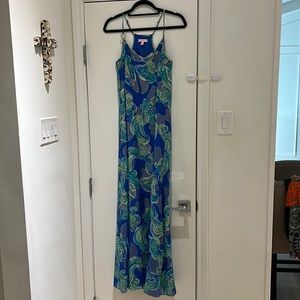 Lilly Pulitzer Silk Cocktail Maxi Dress
